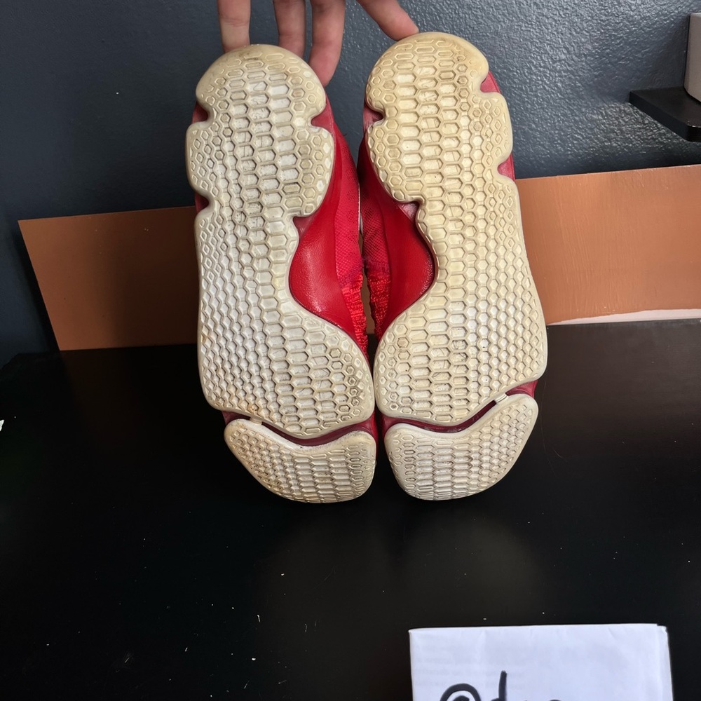 2016 Nike Air Zoom KD Durant 9 Flyknit Red White Shoes - Picture 6 of 6
